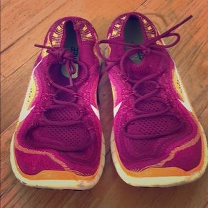 Nuke free magenta and gold sneaker